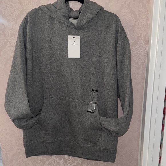 Jordan Gray Hoodie with Front Pocket - Picture 4 of 8